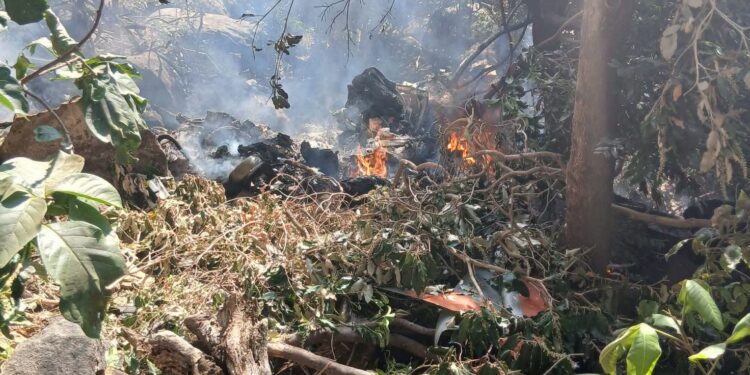 VIDEO: Helicopter Crashes in Kenya’s Samburu County