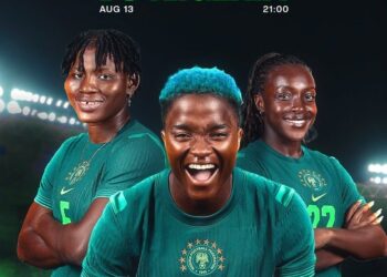 Super Falcons of Nigeria and South Africa Battle For World Cup Play-Off Spot Today