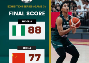 BASKETBALL: D’Tigress of Nigeria Beat China 88-77 in World Cup Warm-Up
