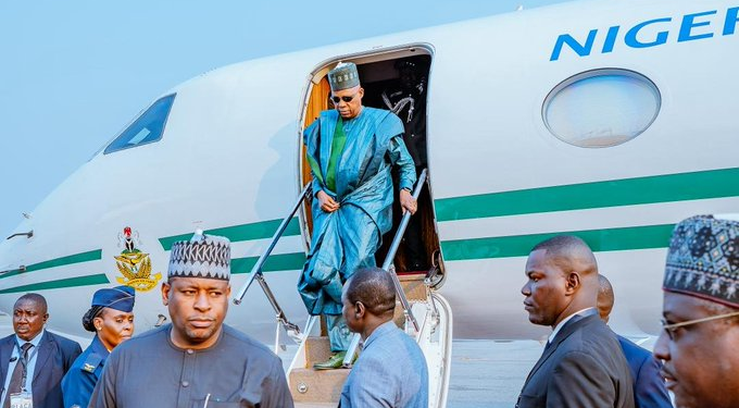 Vice President Shettima Returns to Nigeria After AU Summit in Angola