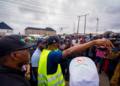 NIGERIA: Governor Sanwo-Olu Inspects Vandalised Bridge on Lagos-Badagry Expressway