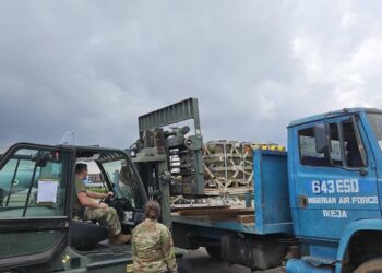 Photos: US Delivers Security Equipment to Nigerian Air Force