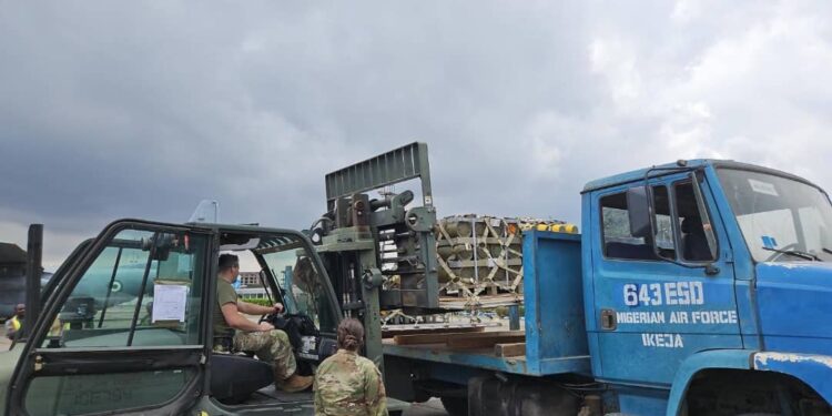 Photos: US Delivers Security Equipment to Nigerian Air Force
