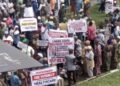 Lagos Police: “No Tear Gas Fired at Pensioners” — Viral Protest Photo Called AI Fake