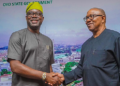 (VIDEO) 2027 Build-Up: Peter Obi Shows Up for Makinde’s Abuja Campaign Office Launch